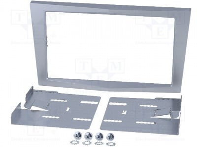 Рамка за автомобилно радио RAM-40.152.002 Рамка за радио; 2 DIN; Opel; shiny silver